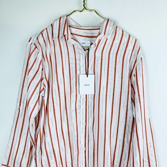 ONIA Size Small Marie Dress in Spanish Red Swim Cover Up Dress NWT - Picture 3 of 7